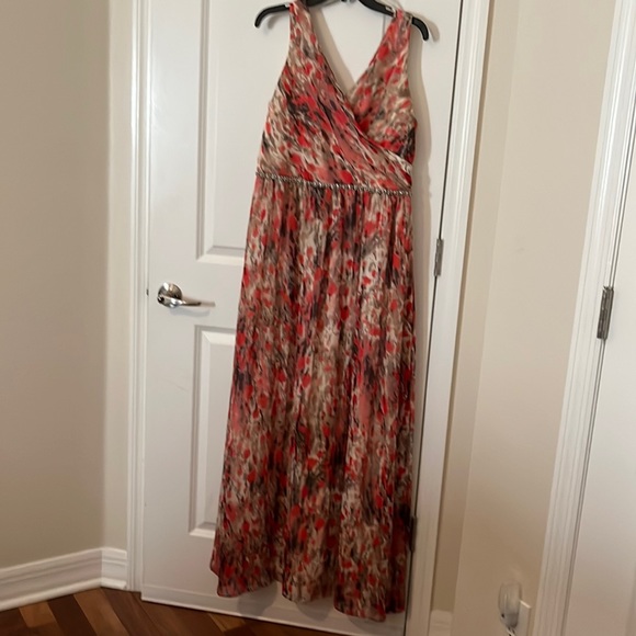 SL Fashions New York Maxi Floral Dress - Picture 1 of 2